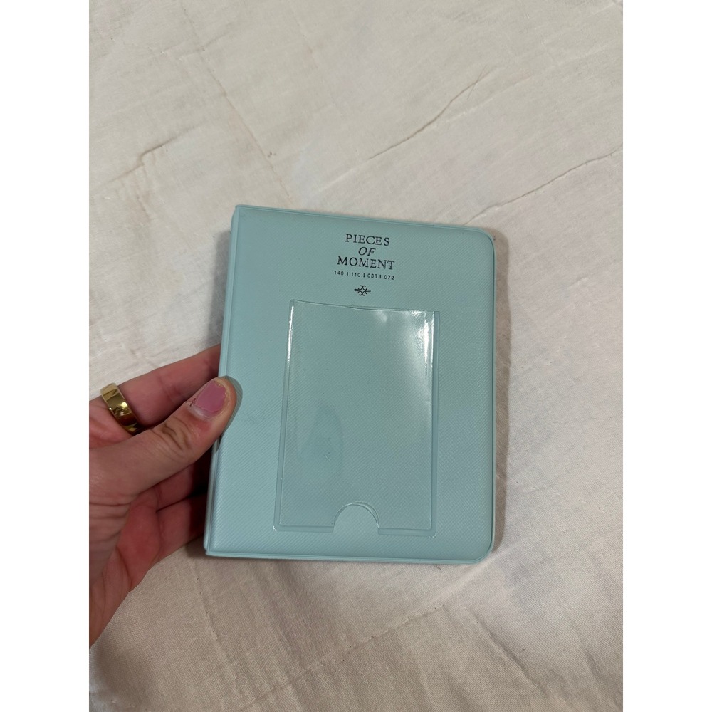 Pieces of Moment Light Blue Mini‎ Photo Album Instax Photocard Binder Star Print